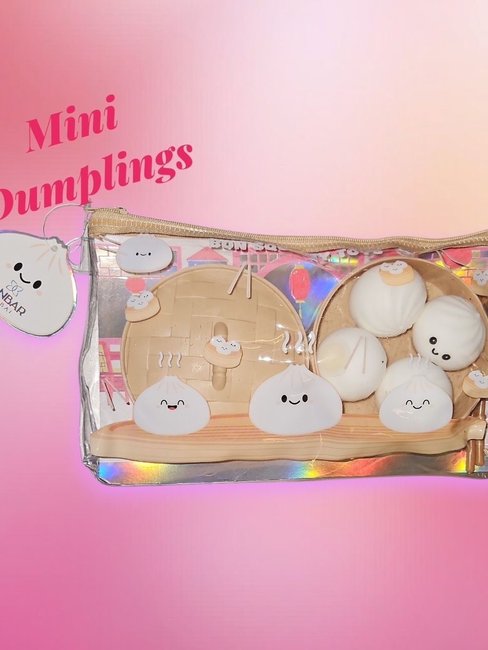Mini Dumplings Decorative Plush Pouch